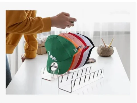 Organizador de Gorras Acrílico 7 Puestos HSR16