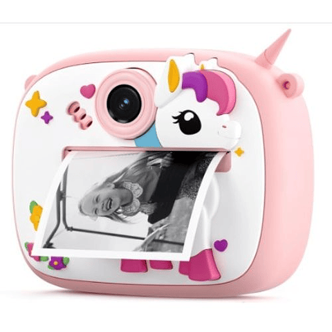 Cámara Digital Infantil con Impresión Instantánea y Video 1080P