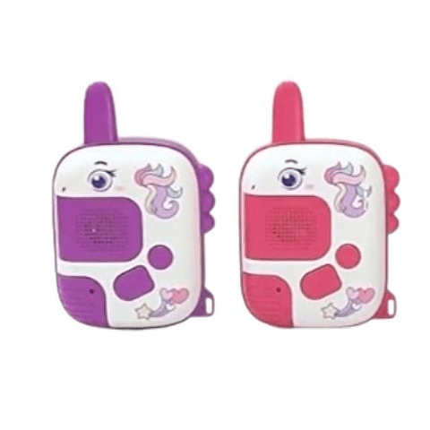 Radios Walkie-Talkie para Niños de Largo Alcance - rosado o morado
