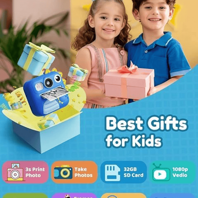 Cámara de Impresión Instantánea para Niños 1