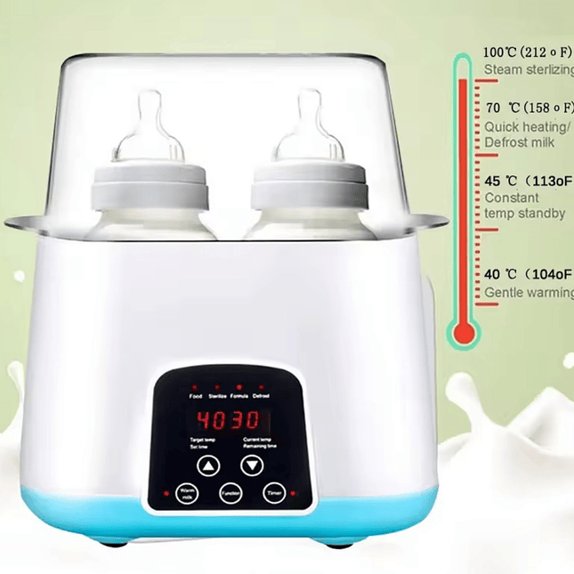 Calentador y Esterilizador de Teteros 6 en 1 con Pantalla Digital 2