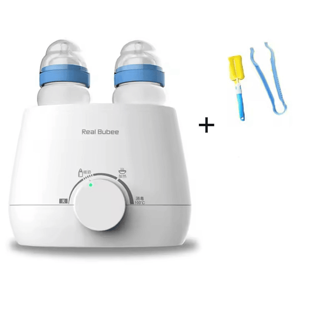 Calentador y Esterilizador de Teteros Doble Real Bubee 3