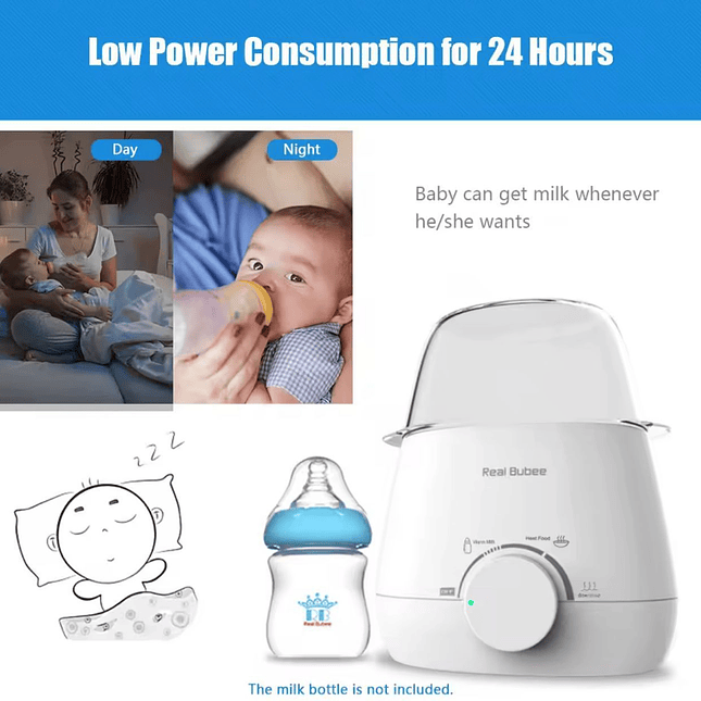 Calentador y Esterilizador de Teteros Doble Real Bubee 4