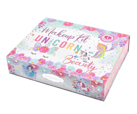 Kit de Maquillaje Infantil Unicornio con Estuche y Espejo
