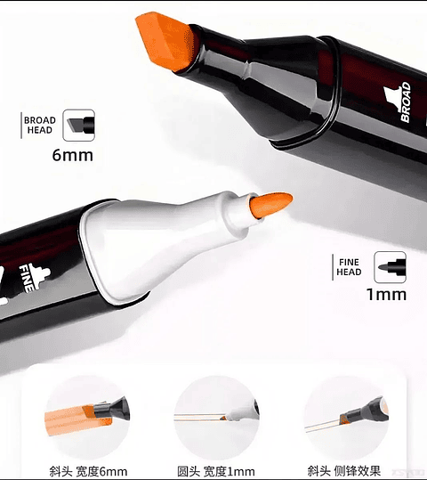 Set de Marcadores con Brillo – 80 Unidades Doble Punta