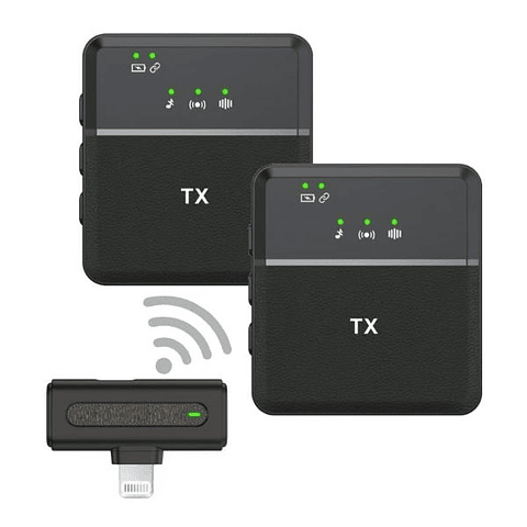 Micrófono Solapa Doble SX8  Entrada iPhone