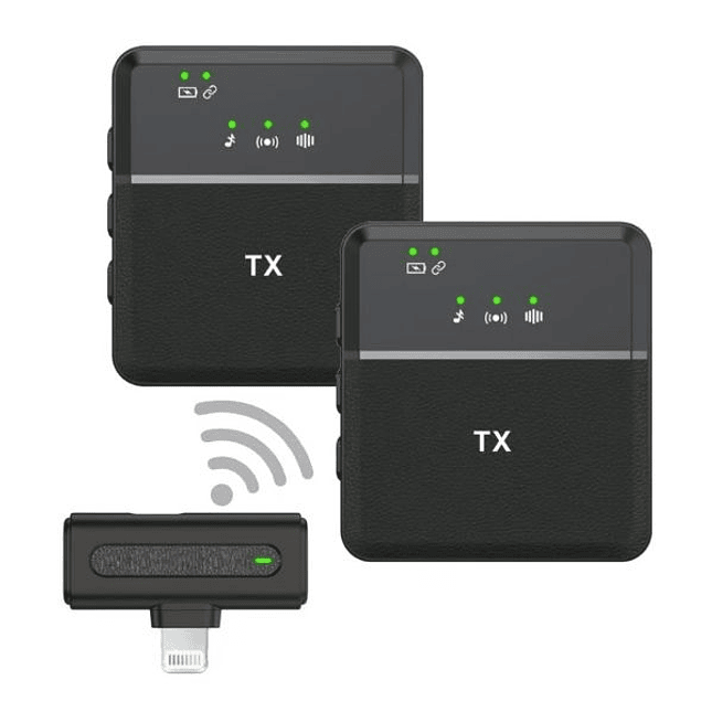 Micrófono Solapa Doble SX8  Entrada iPhone 1