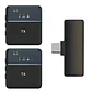 Micrófono Solapa Doble SX8 Inalámbrico Tipo C – iPhone y Android - Miniatura 1