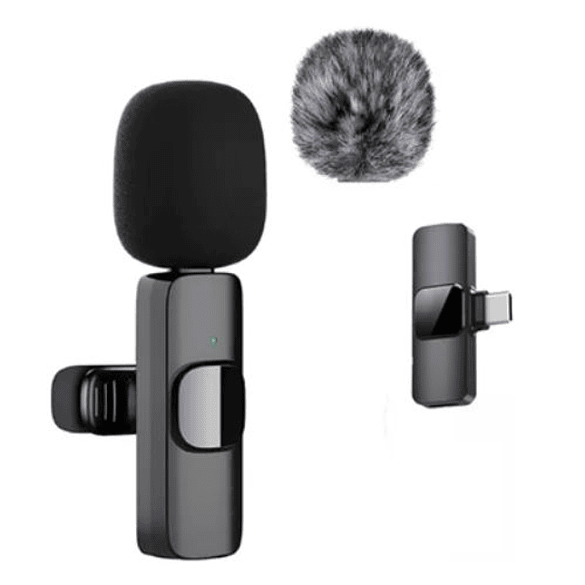 Micrófono Solapa Sencillo K9 Tipo C + Peluche 1
