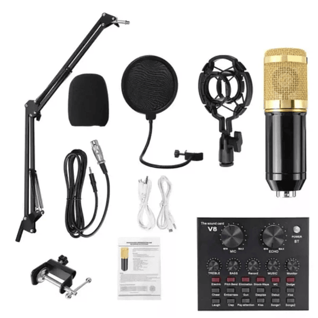 Micrófono Condensador BM-800TZ  Color Negro 5