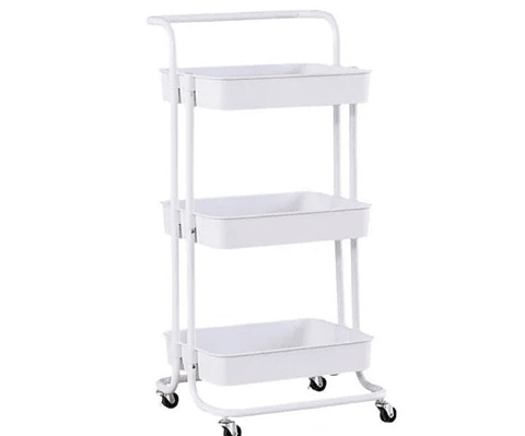 Carrito Utilitario Rodante de 4 Niveles – Multiuso – Estructura en Hierro