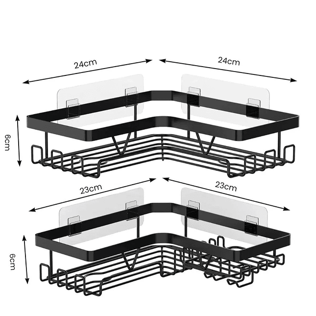 Organizador Esquinero de Baño  Ahorro de Espacio y Organización 2