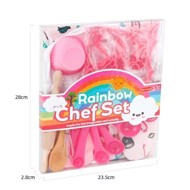 Kit de Repostería Infantil con Delantal y Accesorios  Juego de Cocina para Niños 4