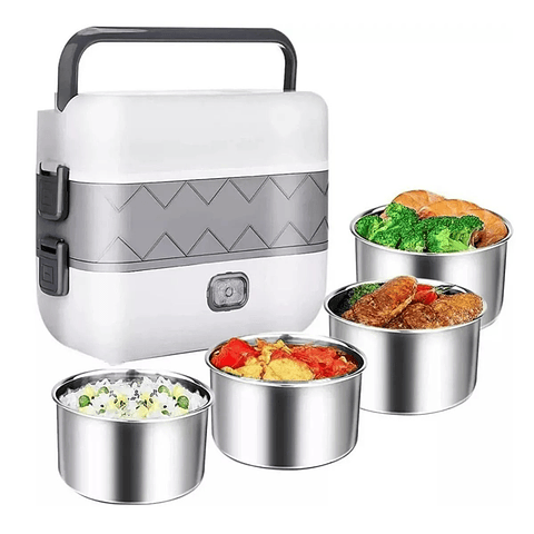 Lonchera Eléctrica Portacomidas 2L  Para Hogar y Carro