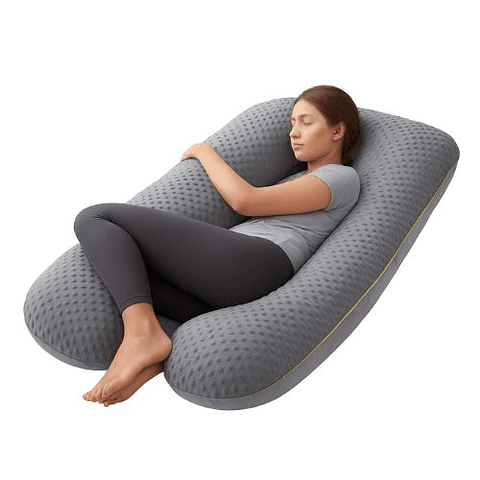 Almohada materna en forma de U  GRIS