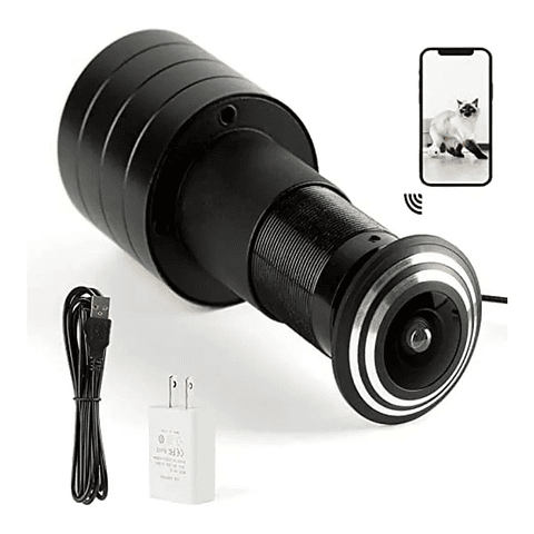 Cámara IP Tipo Mirilla de Puerta con App Tuya