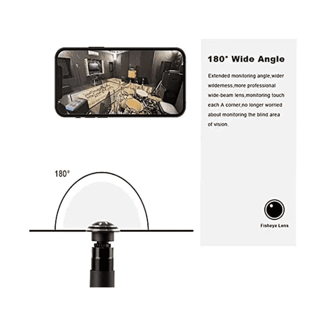 Cámara IP Tipo Mirilla de Puerta con App Tuya 4