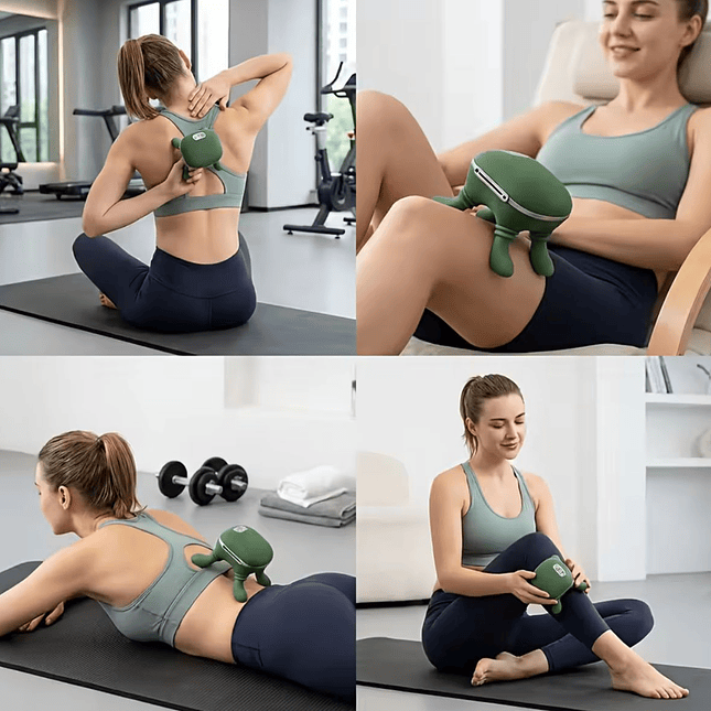 Masajeador 4D de Presión de Dedos Recargable para Espalda Hombros y Piernas 2