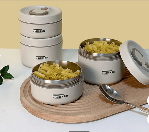 Set Lonchera Lunch Box x 4 Piezas