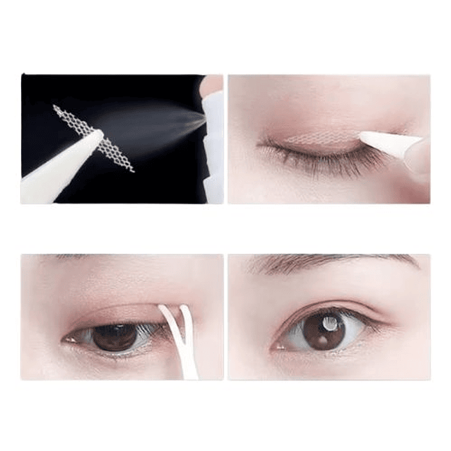 Kit Cintas Adhesivas Transparentes para Párpado Caído x 240 Piezas 2