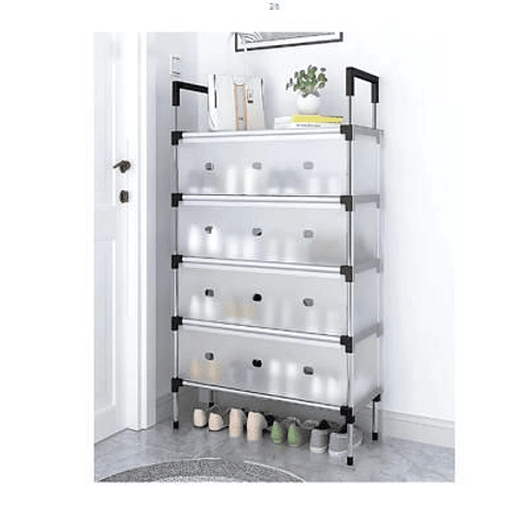 Zapatero Organizador 5 Niveles con Cubierta a Prueba de Polvo