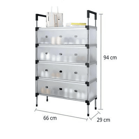 Zapatero Organizador 5 Niveles con Cubierta a Prueba de Polvo