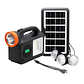 PARLANTE PANEL SOLAR CON LÁMPARA GD-102 - Miniatura 1