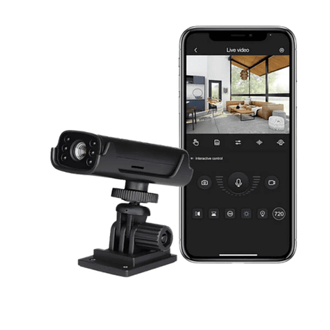 Cámara Discreta W03 Vigilancia Interior HD con Detección de Movimiento