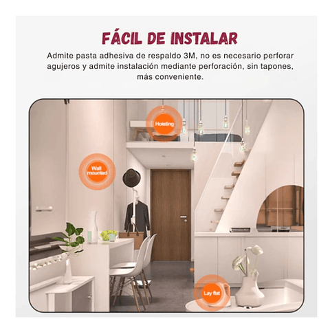 Cámara Discreta W03 Vigilancia Interior HD con Detección de Movimiento