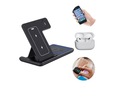 Base de Carga Inalámbrica 3 en 1 WC-3 IN 1