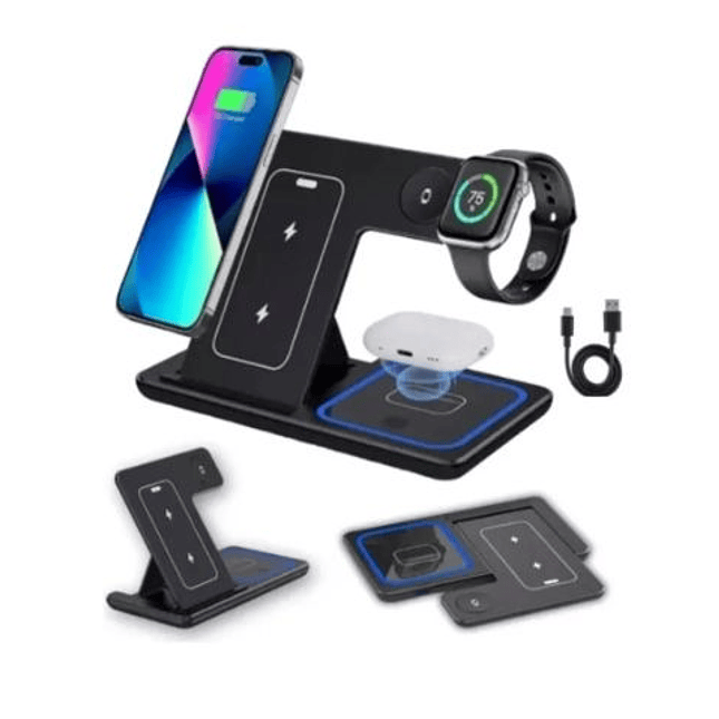 Base de Carga Inalámbrica 3 en 1 WC-3 IN 1 2