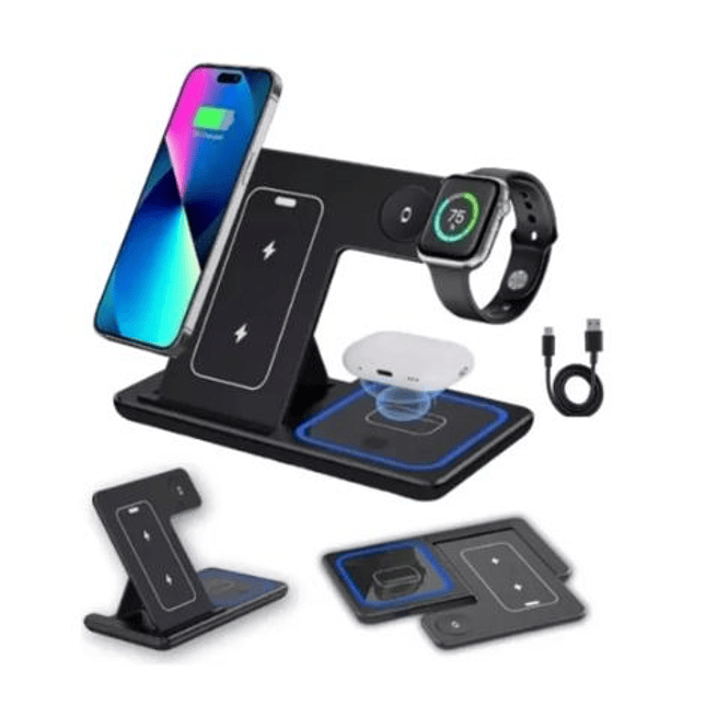 Base de Carga Inalámbrica 3 en 1 WC-3 IN 1 3