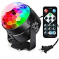 Bola Disco Luz Rítmica DS-113 con Control Remoto – 7 Modos - Miniatura 1