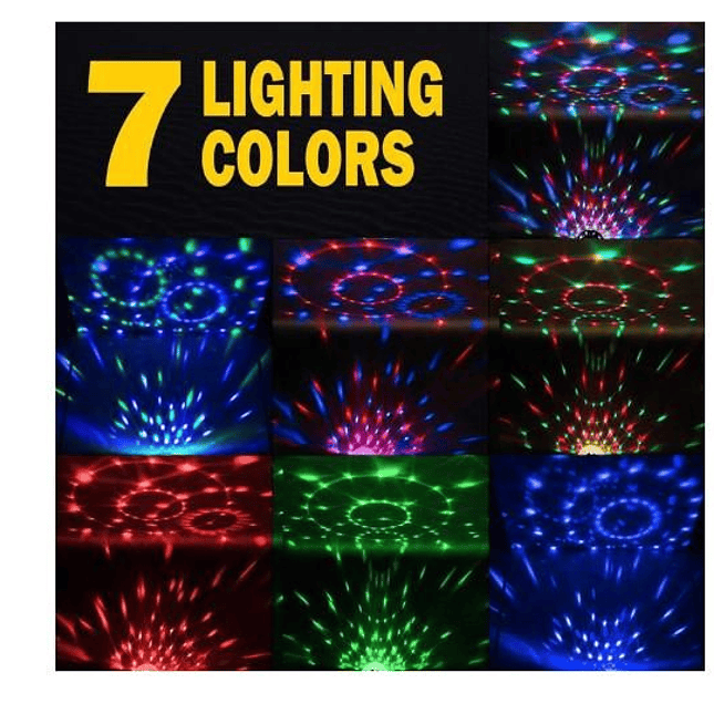 Bola Disco Luz Rítmica DS-113 con Control Remoto – 7 Modos 3