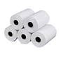 Papel de Repuesto para Mini Impresoras Térmicas P-5PC – 5 Rollos Blancos - Miniatura 3