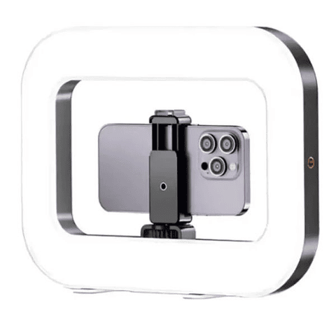 Aro de Luz Rectangular YM200  20W con Soporte para Celular