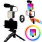 Estabilizador para Celular con Luz RGB, Micrófono y Trípode - Miniatura 1
