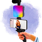 Estabilizador para Celular con Luz RGB, Micrófono y Trípode - Miniatura 2