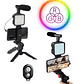 Estabilizador para Celular con Luz RGB, Micrófono y Trípode - Miniatura 5