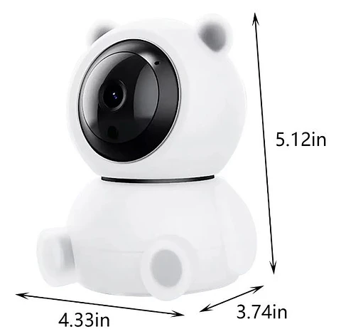 Cámara Robótica WiFi 3398-4 con Visión Nocturna