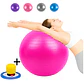 Pelota de Pilates 55 cm Antideslizante con Bomba - Miniatura 5