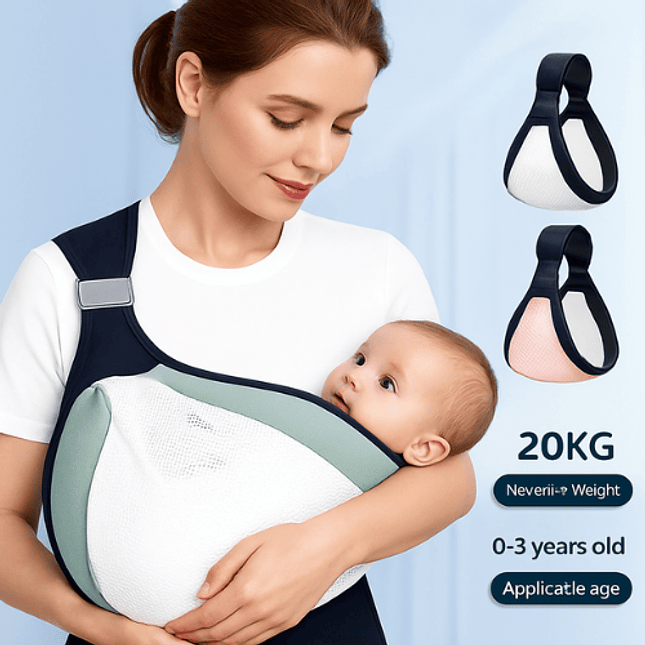 Cargador Tipo Fular Ergonómico para Bebé Ajustable 4