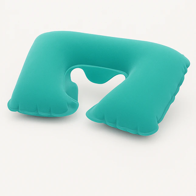 Almohada de Viaje Inflable con Kit  6