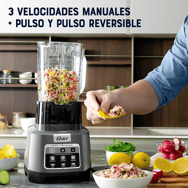 Licuadora Extreme Mix de Alta Velocidad – 2HP – 64 oz – Negra 5