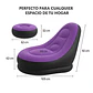 Sillón Puff Inflable Reclinable con Posapiés - Miniatura 2
