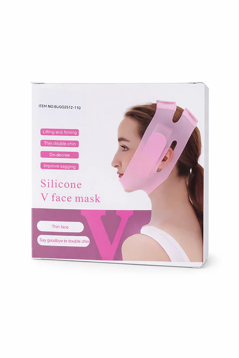 Mentonera Reafirmante Facial Lycra Efecto Lifting