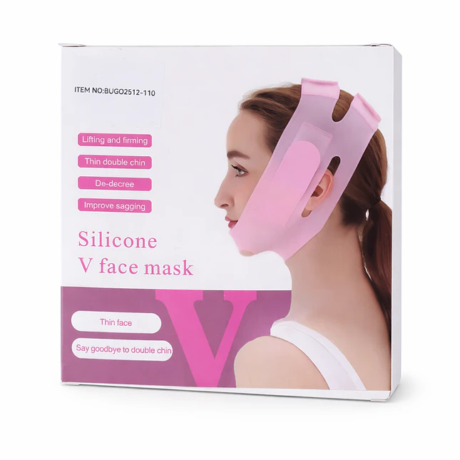 Mentonera Reafirmante Facial Lycra Efecto Lifting 1