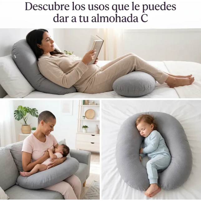 Almohada Materna Tipo C para Embarazo 2