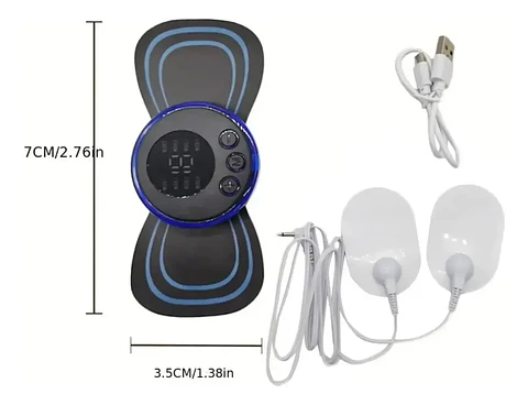 Masajeador Eléctrico de Pulsos Recargable USB