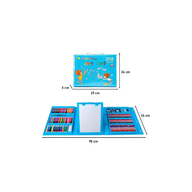 Set de Arte Infantil 208 Piezas con Maletín y Atril 5